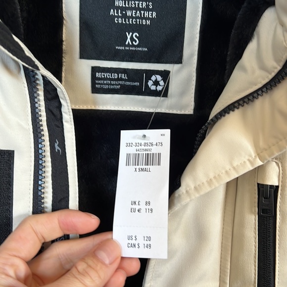 Hollister All-Weather Jacket NWT XS - Picture 2 of 5